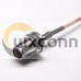 Coaxial Cable RG316 TNC Front Blukhead Waterproof Female to BNC to Straight Male