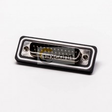 DB IP67 Rating Male 180° 25 Pin Machined Cable Connector Solder Type