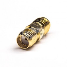 SMA Adapter Female to RP Female 180 Degree Gold Plating SMA Adapter Female to RP Female 180 Degree Gold Plating