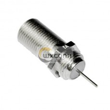F Type Connector to TV Straight Female for Panel Mount F Type Connector to TV Straight Female for Panel Mount
