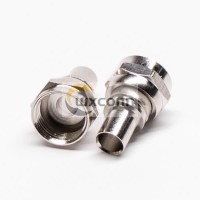 F Type Male Connector Coaxial Connector Solder Type for RG58