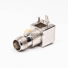 TNC Jack Connector Angled for PCB Mount TNC Jack Connector Angled for PCB Mount
