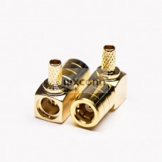 SMB Connector RG174 Coaxial Cable Angled Male Crimp Type SMB Connector RG174 Coaxial Cable Angled Male Crimp Type