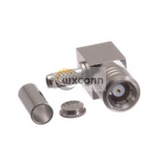 SMB Connector Crimp Type Angled Plug RF Coax for Cable SMB Connector Crimp Type Angled Plug RF Coax for Cable