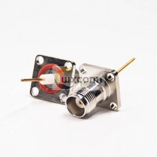 TNC Connector Buy Female 4Hole Square Flange Straight for Panel Mount