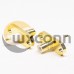 SMB Female Connectors Straight 2 Hole Flange Solder Type for Cable SMB Female Connectors Straight 2 Hole Flange Solder Type for Cable