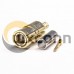 SMB Male Straight Connector Crimp Type for Coaxial Gold Plating SMB Male Straight Connector Crimp Type for Coaxial Gold Plating