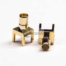 Through Hole SMB Gold Plated Male Stright Coaxial Connector Through Hole SMB Gold Plated Male Stright Coaxial Connector