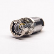 50Ohm BNC Connector Straight Type Male Connector Clamp for Cable 50Ohm BNC Connector Straight Type Male Connector Clamp for Cable