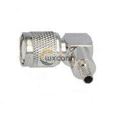 TNC Male Angled 90° Rg58 Crimped for Cable
