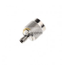 TNC Connector Male Straight 50Ω Cable Mount Crimp Termination for RG58 TNC Connector Male Straight 50Ω Cable Mount Crimp Termination for RG58