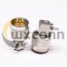 UHF Male Connector Right Angle Gold Plated with Crimp Type RG179 UHF Male Connector Right Angle Gold Plated with Crimp Type RG179