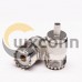 UHF Crimp Connectors Female Crimp Type with Knurl for Cable