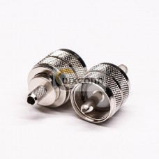 UHF Male Coaxial Connector Straight Crimp Type for Cable