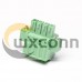 Spring Pluggable PCB Connectors Through Hole Straight Green Connector