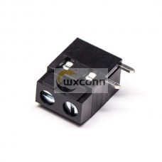 2 pin Universal Screw Terminal Block PCB Right Angled Black Cable Connector 2 pin Universal Screw Terminal Block PCB Right Angled Black Cable Connector