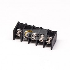 5 pin Terminal Block Connector Straight Through Hole Black Barrier Terminal 5 pin Terminal Block Connector Straight Through Hole Black Barrier Terminal