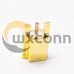 MCX Offset to Panel Female Connector Straight Gold Plating for PCB Mount