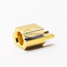 MCX Offset to Panel Female Connector Straight Gold Plating for PCB Mount