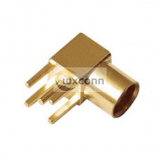 MMCX Connector Jack Right Angled for PCB Mount MMCX Connector Jack Right Angled for PCB Mount
