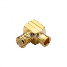 Buy MCX connectors Male Angled Solder Type for Cable UT047