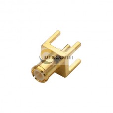 MCX Plug Connector Coaxial Straight Through Hole for PCB Mount MCX Plug Connector Coaxial Straight Through Hole for PCB Mount