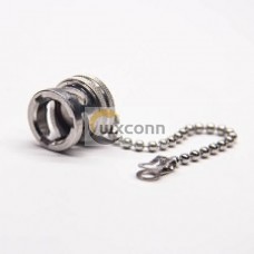 BNC Male Dust Cap with Chain Nickle Plated BNC Male Dust Cap with Chain Nickle Plated