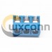 Blue Terminal Block 3pin Straight Through Hole Square PCB Mount Blue Terminal Block 3pin Straight Through Hole Square PCB Mount