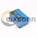 Terminal Block Connector Straight Blue for PCB Mount 3pin Through Hole Terminal Block Connector Straight Blue for PCB Mount 3pin Through Hole