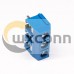 Terminal Block Connector Straight Blue for PCB Mount 3pin Through Hole Terminal Block Connector Straight Blue for PCB Mount 3pin Through Hole