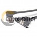 USB Type A Male Connector Pinout to 180 Degree Type A Female OTG Cable