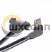 USB Type A Male Connector Pinout to 180 Degree Type A Female OTG Cable