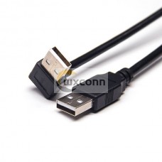 Pinout for USB Connector Type A Male to Male UP Angle Data Line Extension Cable Pinout for USB Connector Type A Male to Male UP Angle Data Line Extension Cable