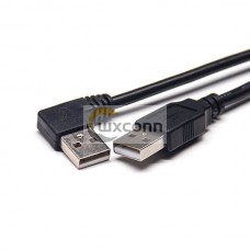 Right Angle USB A Cable Type A Male to Straight A Male Connector Right Angle USB A Cable Type A Male to Straight A Male Connector