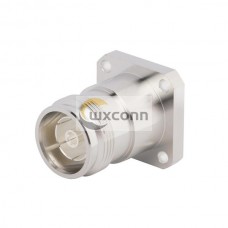 4.3/10 Connector Straight Jack waterproof 4-Hole Flange Through Hole for PCB Mount 4.3/10 Connector Straight Jack waterproof 4-Hole Flange Through Hole for PCB Mount