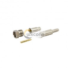 FME Socket Connector 180 Degree Cable Mount Crimp for RG174/U 50Ω 2GHz FME Socket Connector 180 Degree Cable Mount Crimp for RG174/U 50Ω 2GHz