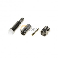 FME Female Connector 50ohm 180 Degree Cable Mount Crimp Termination FME Female Connector 50ohm 180 Degree Cable Mount Crimp Termination