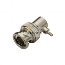 Right Angle BNC Connector Plug for Cable RG178 Right Angle BNC Connector Plug for Cable RG178