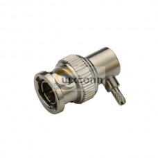 BNC Connector Plug Angled for Cable RG316 BNC Connector Plug Angled for Cable RG316