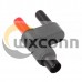 Dual Banana Male Plug To Female BNC Adapter
