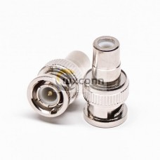 BNC Male to RCA Female Adapter Coaxial Connector Straight