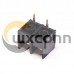 2 Position Barrier Terminal Block PCB Mount Straight Black