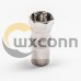 F Type Male to PAL Male Coaxial Connector Straight Nickel Plated F Type Male to PAL Male Coaxial Connector Straight Nickel Plated