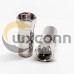 F Type Male to PAL Male Coaxial Connector Straight Nickel Plated F Type Male to PAL Male Coaxial Connector Straight Nickel Plated