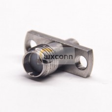 SMA Female Straight Flange with 2 Holes Straight for PCB SMA Female Straight Flange with 2 Holes Straight for PCB