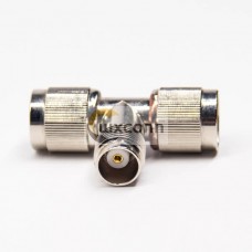 TNC Right Angle Adapter Female to Two Male TNC Right Angle Adapter Female to Two Male