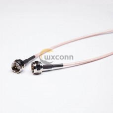 F Type Cable to Coax 75Ohm Brown RG179 Solder with F Type Straight Male F Type Cable to Coax 75Ohm Brown RG179 Solder with F Type Straight Male