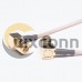 SMB Coaxial Cable Assembly Male Right Angled to Brown RG316 Cable SMB Coaxial Cable Assembly Male Right Angled to Brown RG316 Cable