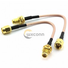 SMA to SMA Cable RG316 High Frequency Wire Jumper Adapter 10cm SMA to SMA Cable RG316 High Frequency Wire Jumper Adapter 10cm
