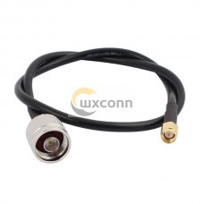 RF Cable SMA Male to N Type Male Antenna Pigtail Cable RG58U 50CM